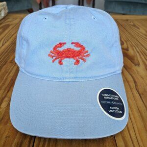 NEW! Smathers & Branson Light Blue Crab Hat